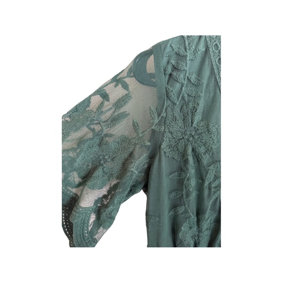 Altar'd State Emerald Lace Mini Dress - Picture 5 of 5